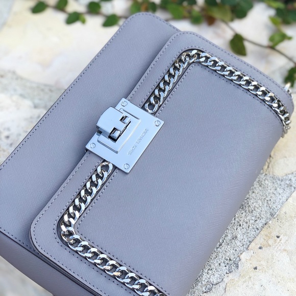 NWT Michael Kors Tina md flap chain crossbody bag - Picture 3 of 8